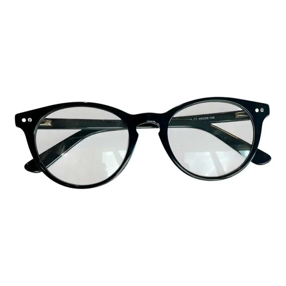 Vintage Inspired Clear Lens Small Circle Round Glasses Zero UV 50s